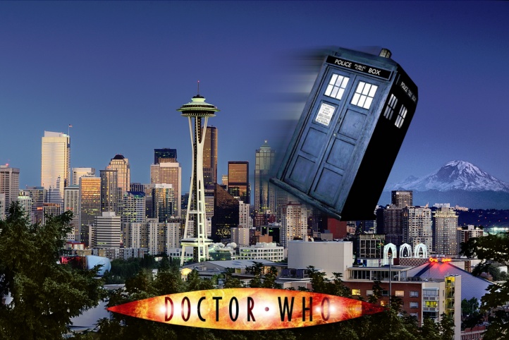 Tardis spotted flying over Seattle